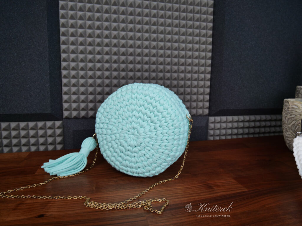 Torebka z przędzy bawełnianej, handmade