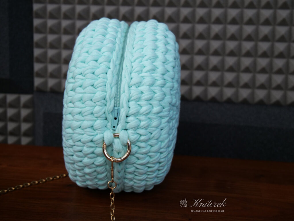 Torebka z przędzy bawełnianej, handmade
