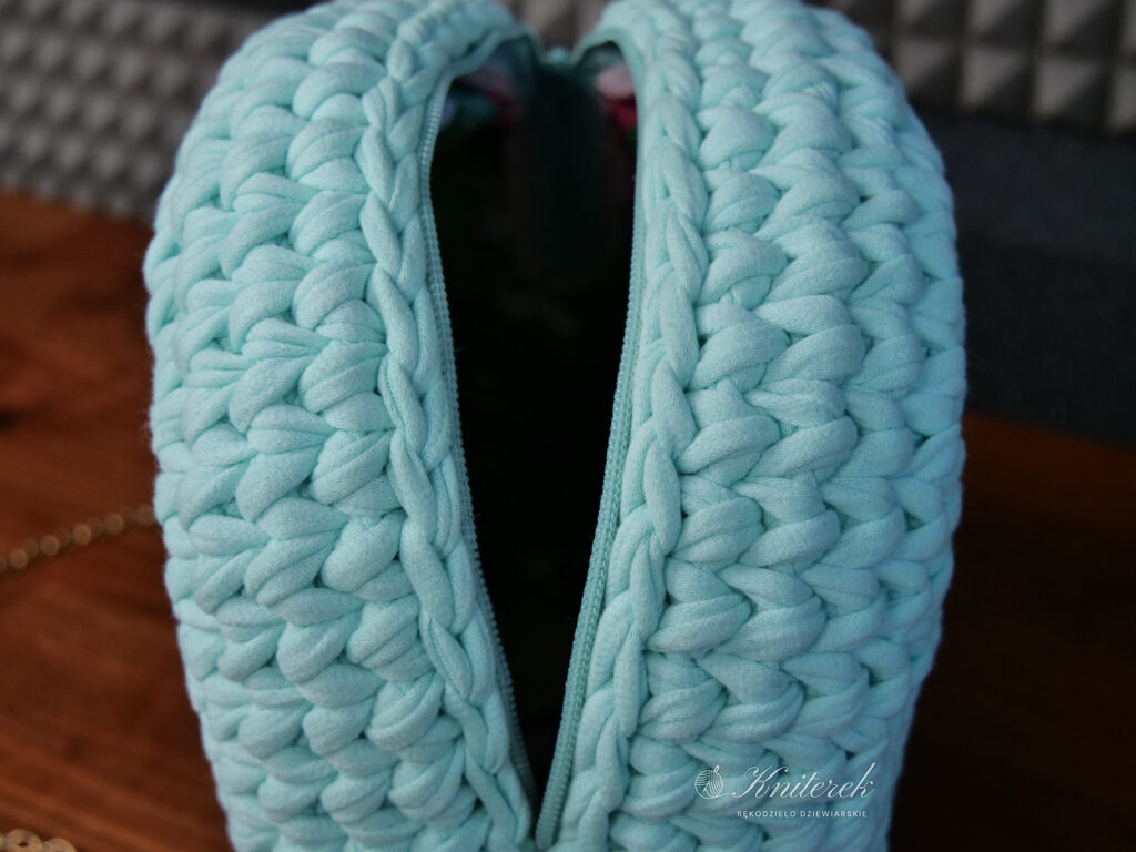 Torebka z przędzy bawełnianej, handmade